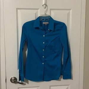 Banana republic slim sit blue button down
